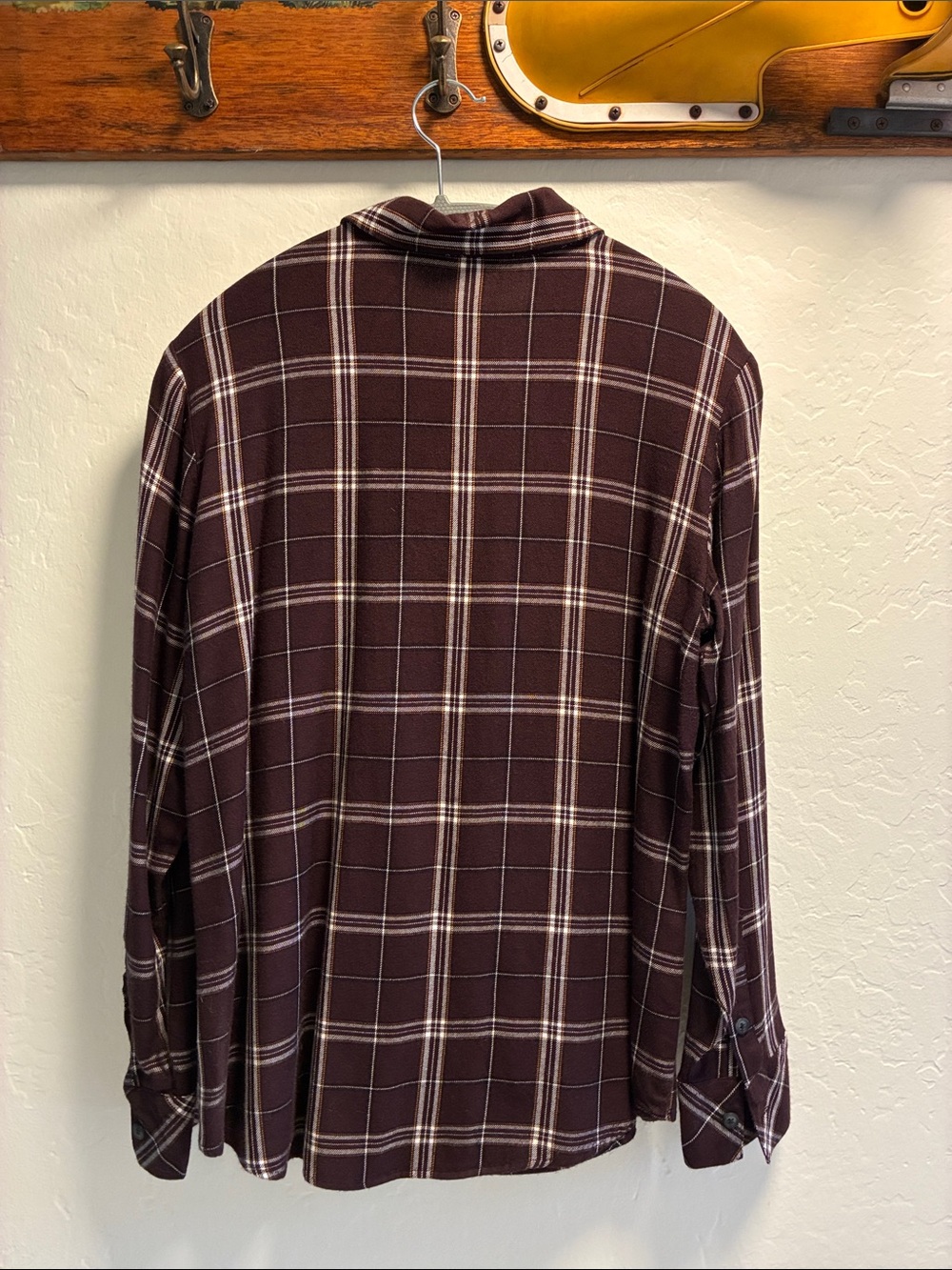 Sanctuary Plaid Button-Down Shirt - Size XS - Picture 7 of 8